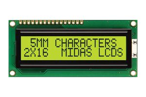MIDAS DISPLAYS MC21605C6W-SPR-V2