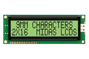 MIDAS DISPLAYS MC21609A6W-GPTLY-V2