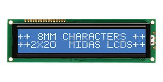 MIDAS DISPLAYS MC22008B6W-BNMLW-V2