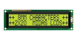 MIDAS DISPLAYS MC22008B6W-SPTLY-V2