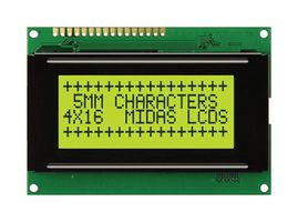 MIDAS DISPLAYS MC41605A6WK-SPTLY-V2