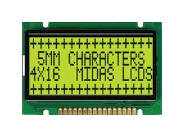 MIDAS DISPLAYS MC41605B6W-SPR-V2