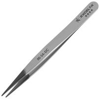 EXCELTA 00-SA-DC Tweezers, Precision, Straight, Pointed, 118.75 mm, Stainless Steel