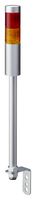 PATLITE (U.S.A.) LR4-202LJNU-RY Signal Tower, LED, 2 Tiers, Amber, Red, Continuous, 40mm, 24V, IP65, NEMA 4X, NEMA 13