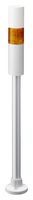 PATLITE (U.S.A.) LR5-101PJBW-Y Signal Tower, LED, 1 Tiers, Amber, Flashing, 50mm, 80dB, Multiple, 12V, IP65, NEMA 4X, NEMA 13