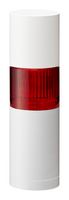 PATLITE (U.S.A.) LR5-101WJBW-R Signal Tower, LED, 1 Tiers, Red, Flashing, 50mm, 80dB, Multiple, 12V, IP65, NEMA 4X, NEMA 13