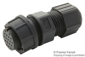 AMPHENOL LTW CU-18BFFA-LL7001 Circular Connector, Standard Circular Connector, Middle (C) Series, Cable Mount Receptacle