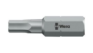 WERA 05056332001 Screwdriver Bit, Hex, 7mm, 1" Length, Hex-Plus Series