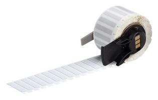 BRADY M6-14-797 Label, Thermal Transfer Printable, 4.75 mm, 25.4 mm, Polyimide, White
