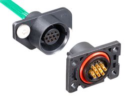 HIROSE / HRS HR34P-10WP-SCREW Connector Accessory, Floating Screw, HIROSE HR34P Series Cable Mount Plugs, HR34P Series