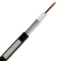 MULTICOMP PRO MP014016 Coaxial Cable, RG62A/U, Copper Clad Steel, 6.15 mm, 93 ohm, Black
