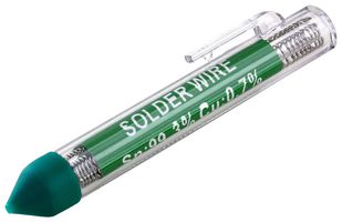 MULTICOMP PRO MP014018 Solder Wire, Lead Free, 99.3, 0.7 Sn, Cu, 227 °C Melting Temperature, 0.04 " Dia, 0.53 oz