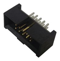 SAMTEC SHF-105-01-L-D-TH-LC Pin Header, Wire-to-Board, 1.27 mm, 2 Rows, 10 Contacts, Through Hole Straight, SHF Series