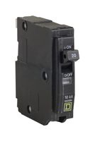 SQUARE D BY SCHNEIDER ELECTRIC QO120 Thermal Magnetic Circuit Breaker, Miniature, QO Series, 20 A, 1 Pole, 48 V, 240 V, Plug On