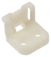 PANDUIT RAMH-S6-D Cable Tie Mount, Screw, 3.18 mm, Natural, Nylon 6.6 (Polyamide 6.6), 25.4 mm, 19 mm
