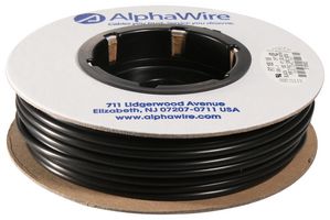 ALPHA WIRE FIT-105-1/8 BK005 Heat Shrink Tubing, FIT 105, 2:1, 0.125 ", 3.18 mm, Black, 100 ft, 30.5 m