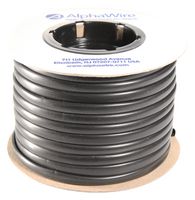 ALPHA WIRE F1051/4BK005 Heat Shrink Tubing, FIT 105, 2:1, 0.25 ", 6.35 mm, Black, 100 ft, 30.5 m