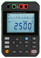 MULTICOMP PRO MP701119 Insulation Tester, Digital Megohmmeter, 250V, 500V, 1kV, 2.5kV, 250kohm to 1Tohm, 0 °C, 35 °C