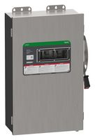 SQUARE D BY SCHNEIDER ELECTRIC VH224DSGL Switch Disconnector, Fusible, DPST-NO, 2 Pole, 240 V, 200 A, NEMA 4X, Surface Mount