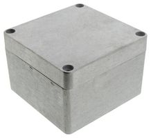 HAMMOND 1590Z119 Metal Enclosure, Watertight, Thick Wall, Diecast, Small, Diecast Aluminum, 121.9 mm, 120 mm, 80 mm
