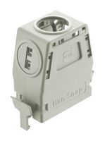 HARTING 09330100401 Heavy Duty Connector, Hood, Side Entry, Top Entry, PC (Polycarbonate) Body, Latch, 10B