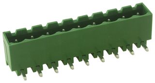 MULTICOMP PRO ME030-50809 Terminal Block, Header, 5.08 mm, 9 Positions, 16 A, 300 V, Through Hole Right Angle