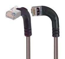 L-COM TRD695SRA13GRY-5 Ethernet Cable, Cat6, 90° RJ45 Plug to 90° RJ45 Plug, FTP (Foiled Twisted Pair), Gray, 1.5 m