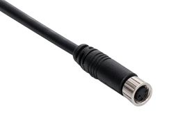 AMPHENOL LTW 8A-06AFFM-SL7A02 Sensor Cable, M8 Receptacle, Free End, 6 Positions, 2 m, 6.6 ft, M Series