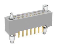 AIRBORN WTA14SAD9JL Rectangular Connector, Fixed Jackset Long, Airborn WTA Series, 14 Contacts, Receptacle, 2.54 mm