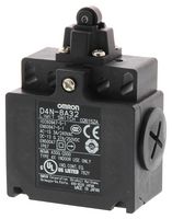 OMRON INDUSTRIAL AUTOMATION D4N-8B32 Limit Switch, Roller Plunger, DPST-NC, 3 A, 240 V, 6.5 N, D4N Series