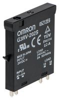OMRON INDUSTRIAL AUTOMATION G3RV-202S DC24 Solid State Relay, SPDT, 2 A, 24 VDC, Socket, Plug In, Zero Crossing