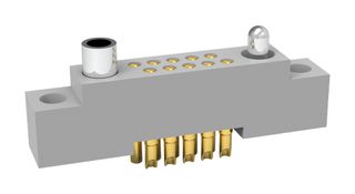 AIRBORN RM242-010-241-5900 Rectangular Connector, Airborn RM Series, 10 Contacts, Receptacle, 1.91 mm, Solder Cup, 2 Row
