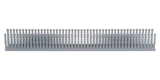 PANDUIT F2X3LG6 Raceway Duct, Narrow Slot Base, 3.12 " (H) x 2.25 " (W) x 6 ft (L), Grey, PVC, Panduct Type F