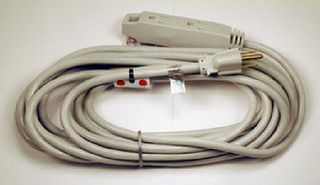 WOODS INDUSTRIES 2867 Mains Power Cord, NEMA 5-15P to 2x NEMA 5-15R, 6.1 m, Gray