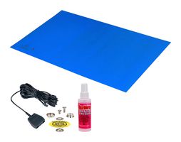 DESCO 42551 Mat Kit, Vinyl, Blue, 30" x 60"