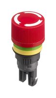 APEM A01ESD ACTUATOR, E-STOP SWITCH, KNURLED HEAD