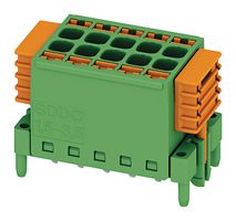 PHOENIX CONTACT 1848655 Wire-To-Board Terminal Block, SKEDD, 3.5 mm, 3 Positions, 24 AWG, 16 AWG, 1.5 mm², Push In