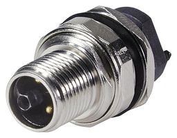 HARTING 21033961530 Sensor Connector, M12, Plug, 5 Contacts, Solder Pin, Straight Panel Mount