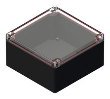 SERPAC RB66P06C28B Plastic Enclosure, Watertight, Junction Box, Polycarbonate, 85.1 mm, 160 mm, 160 mm, IP67
