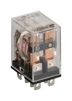 DURAKOOL DY-2012-43-5110 Power Relay, DPDT, 110 VAC, 10 A, DY Series, Panel Mount