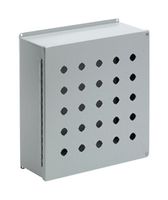 NVENT HOFFMAN E20PBY25 Control Station Enclosure, Steel, 20 Holes, 22 mm, Gray, 406 mm, 318 mm
