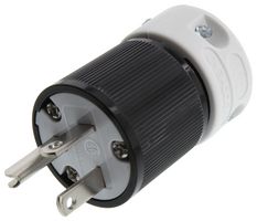 MOLEX 130144-0053 Power Entry Connector, NEMA 5-20P, 20 A, Black, White, Nylon (Polyamide) Body, 125 V