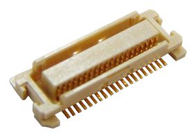 MOLEX 52991-0808 Mezzanine Connector, Receptacle, 0.5 mm, 2 Rows, 80 Contacts, PCB Mount, Phosphor Bronze