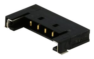 MOLEX 504050-0491 Pin Header, Wire-to-Board, 1.5 mm, 1 Rows, 4 Contacts, Surface Mount Right Angle
