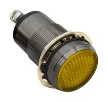 DIALIGHT 556170A204F LED Panel Mount Indicator, Yellow, 48 VDC, 25.4 mm, 8.9 mA, 310 mcd, IP66, IK07, NEMA 4X