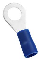 PANDUIT EV6-12R-Q Ring Tongue Terminal, M12, 1/2", 6 AWG, 14 mm², StrongHold Series, Blue