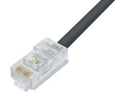 L-COM TRD695OD-250 Ethernet Cable, Cat6, RJ45 Plug to RJ45 Plug, UTP (Unshielded Twisted Pair), Black, 76.2 m