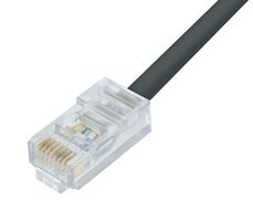 L-COM TRD855OD-250 Ethernet Cable, Cat5e, RJ45 Plug to RJ45 Plug, UTP (Unshielded Twisted Pair), Black, 76.2 m