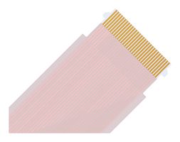MOLEX 173280410 FFC / FPC Cable, 10 Conductor, 0.5 mm, Same Sided Contacts, 4 ft, 102 mm, White