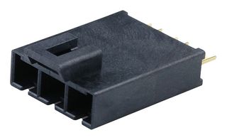 MOLEX 224862-0031 Pin Header, Power, Wire-to-Board, 5.7 mm, 1 Rows, 3 Contacts, Solder Cup, Mega-Fit 224862 Series